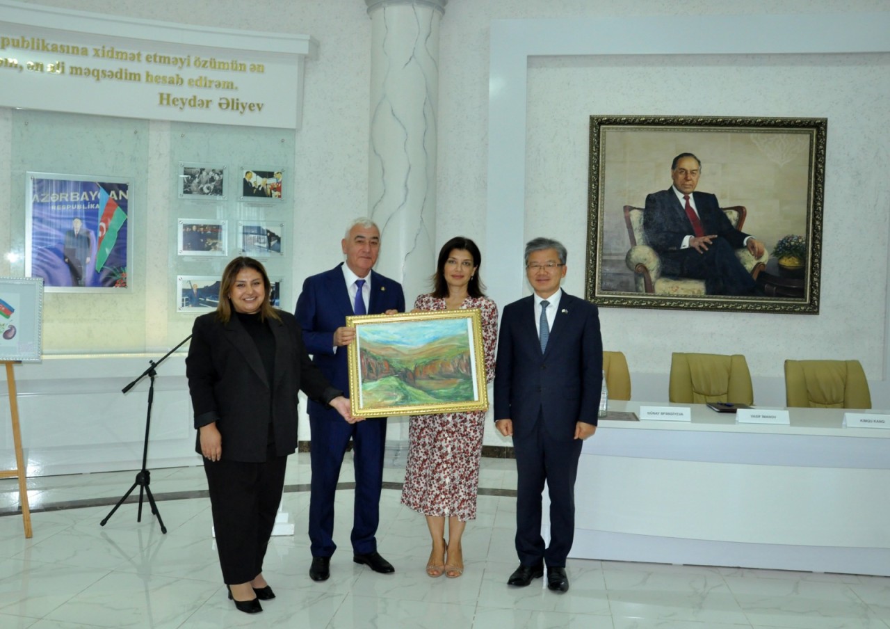 Koreya Respublikasının səfiri və nümayəndə heyəti Pirallahıda - FOTOLAR